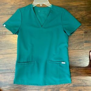 Figs original top hunter green size XXS